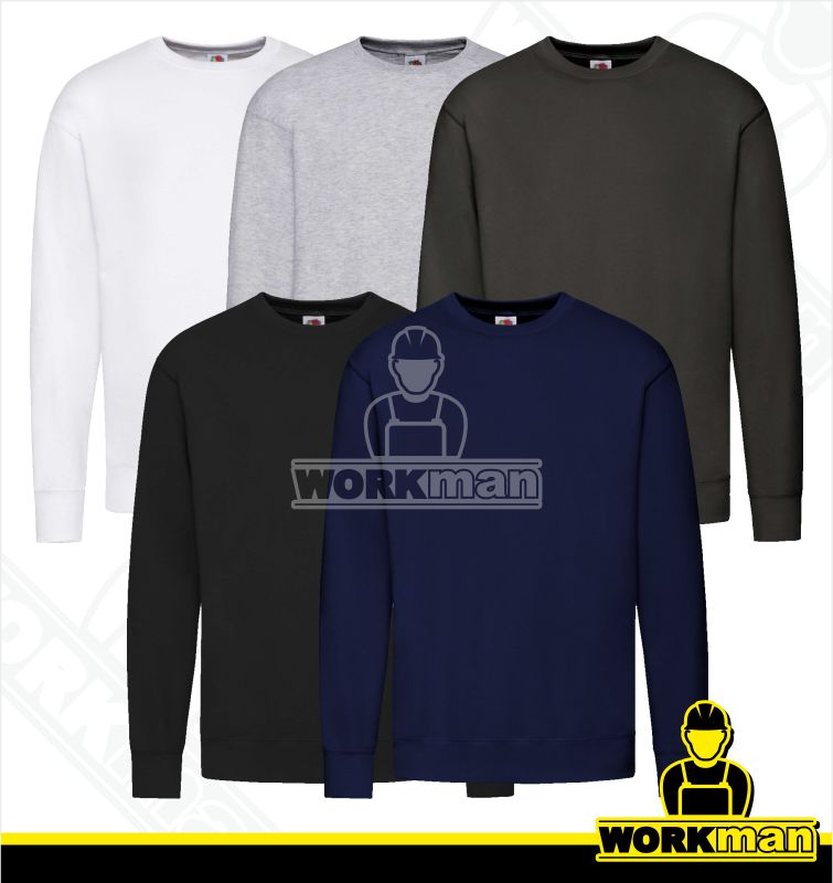 Pánska mikina LIGHTWEIGHT SET-IN SWEAT Fruit of the Loom