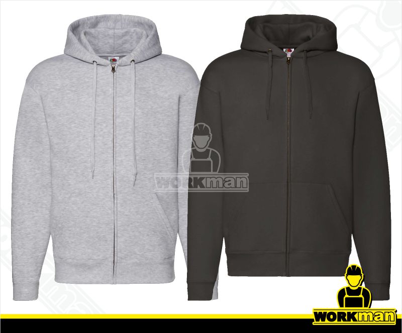 Pánska mikina s kapucňou PREMIUM HOODED SWEAT JACKET Fruit of the Loom