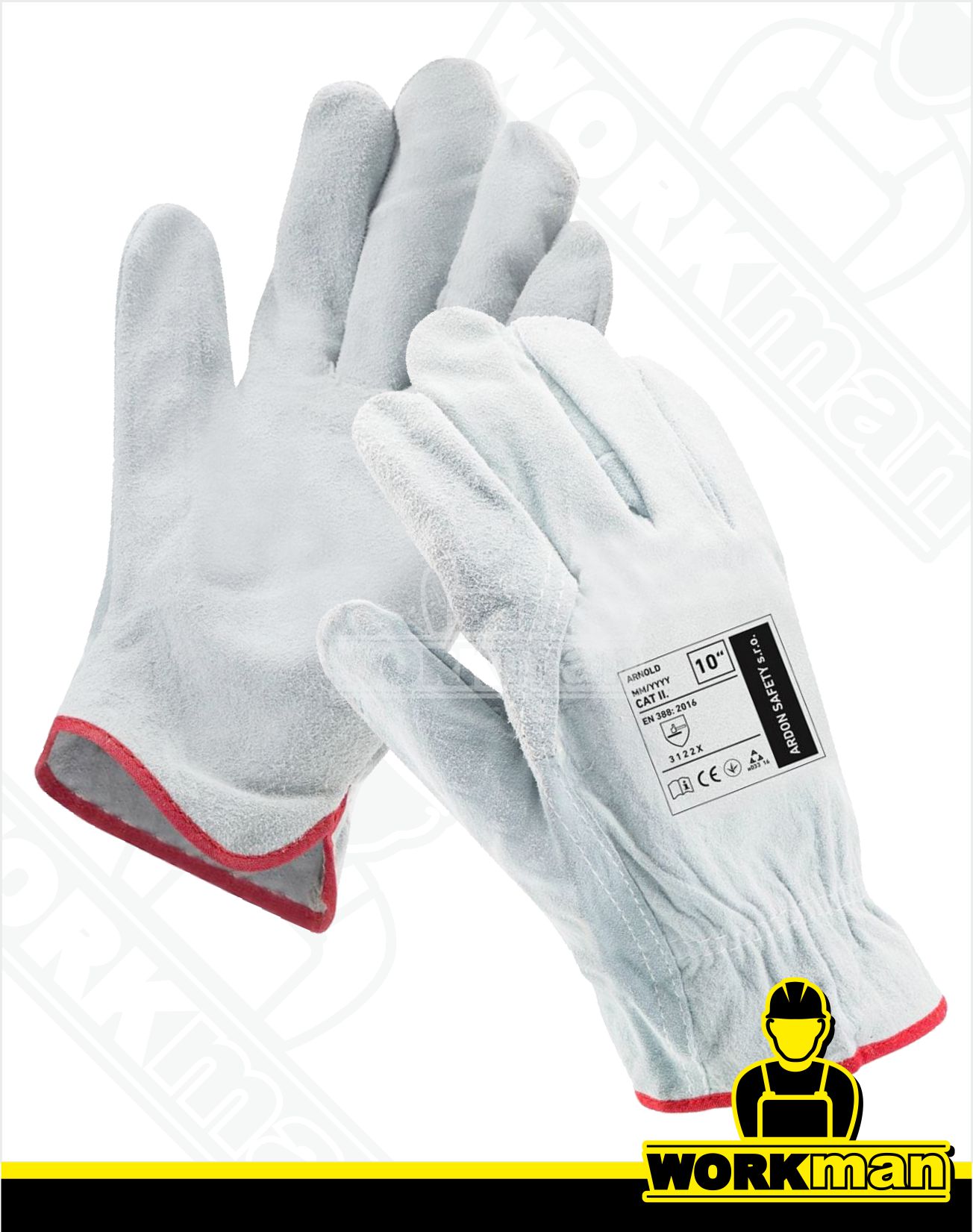 Celokožené pracovné rukavice ARNOLD Ardon