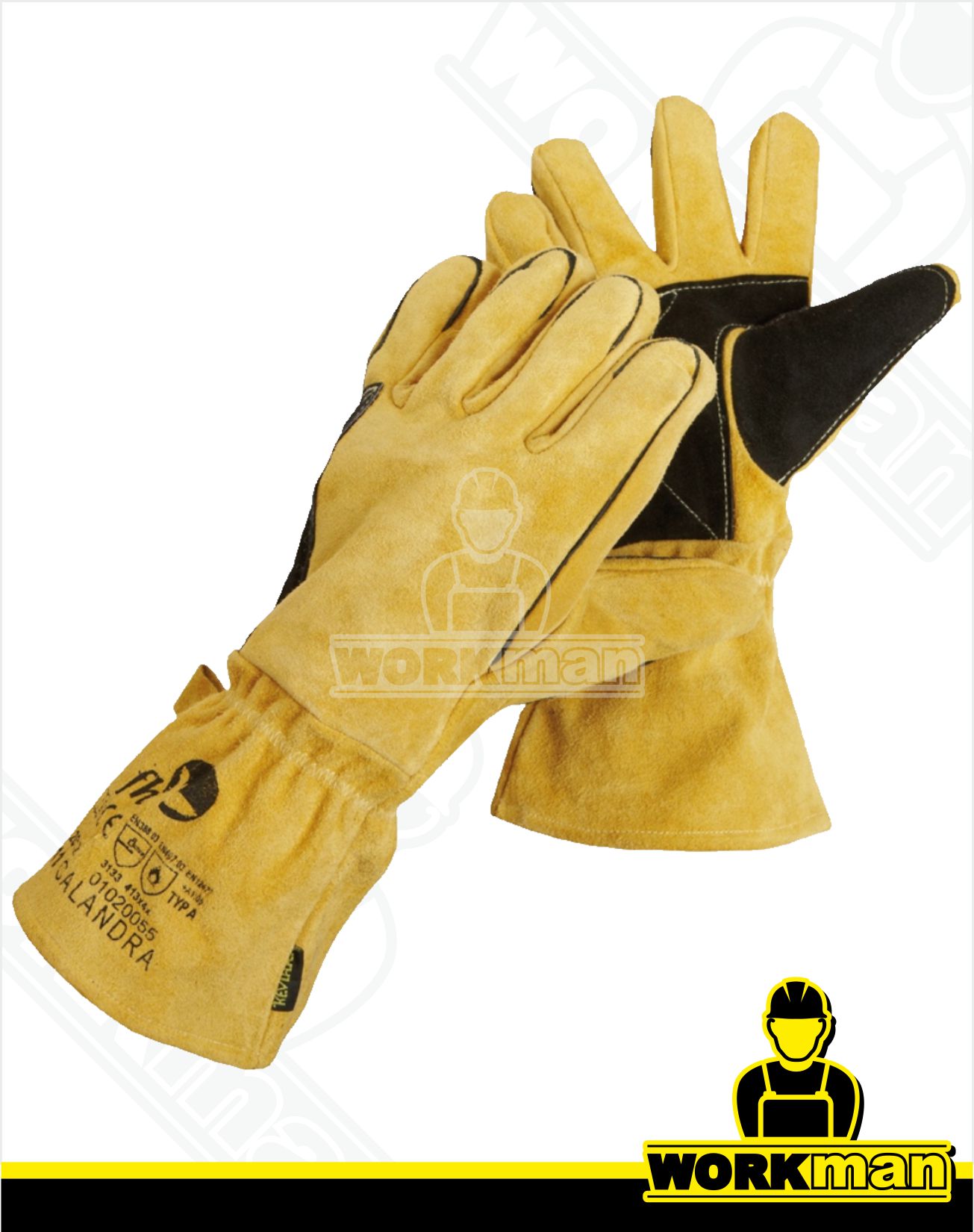 Zváračské pracovné rukavice CALANDRA Freehand .
