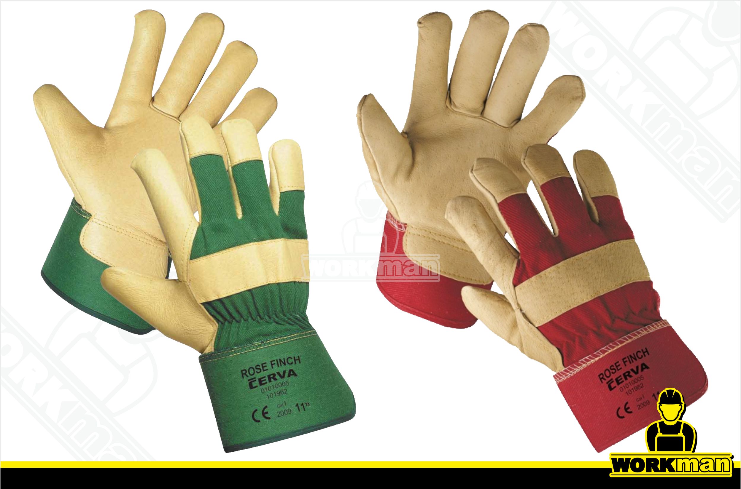 Zateplené kombinované rukavice ROSE FINCH Červa