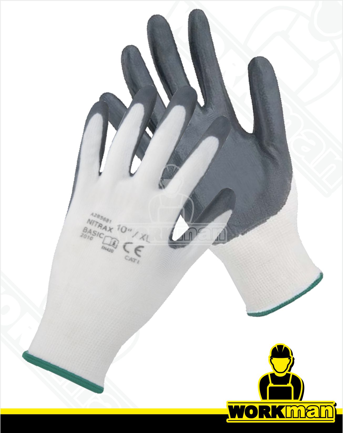 Povrstvené pracovné rukavice NITRAX BASIC Ardon