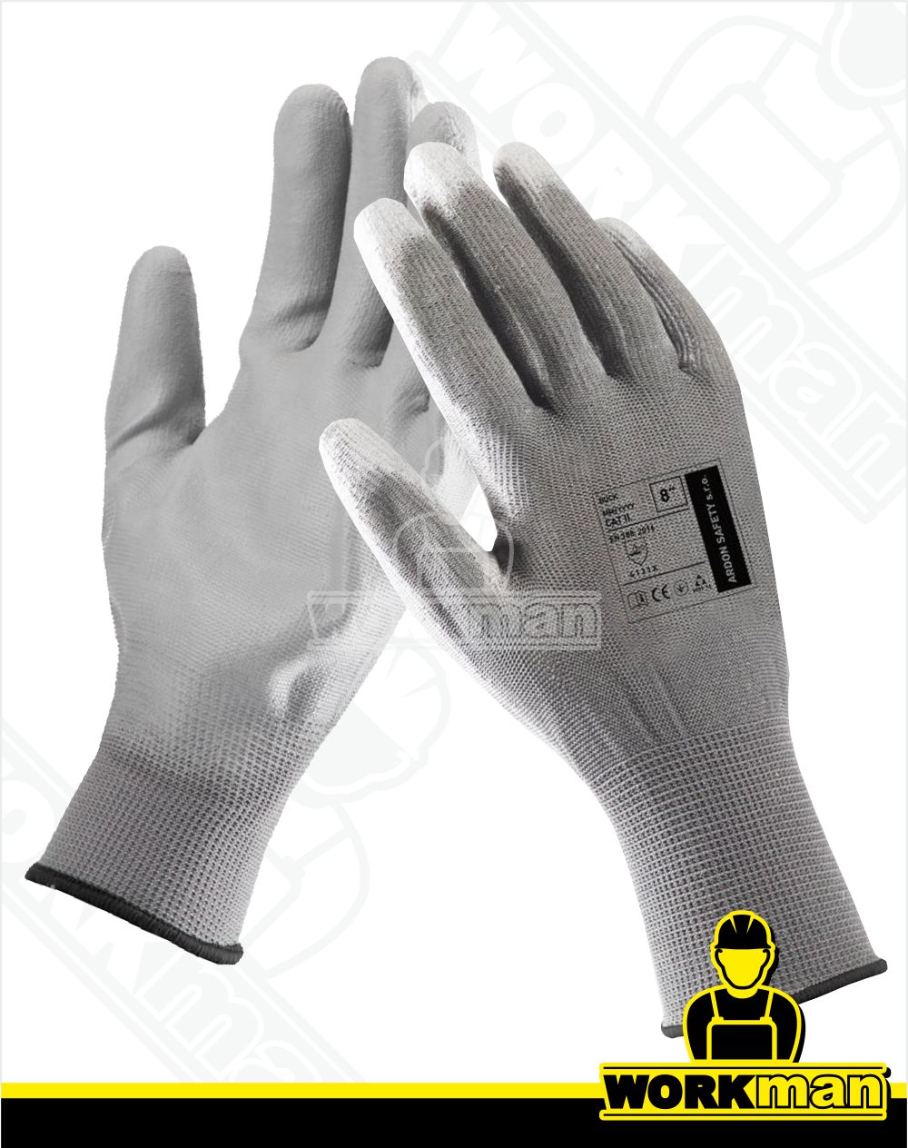 Povrstvené rukavice BUCK GREY Ardon