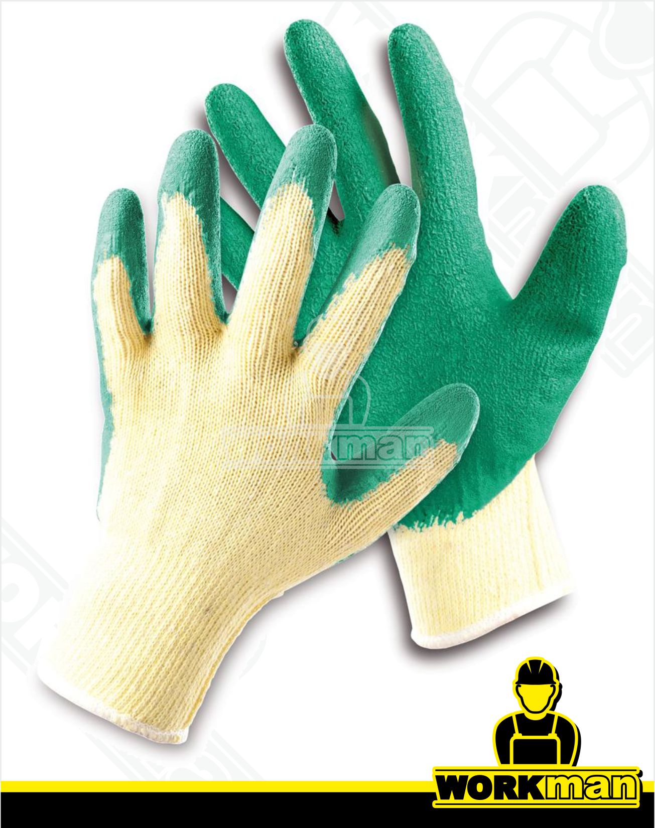 Povrstvené pracovné rukavice DIPPER LIGHT HS-04-002 GREEN Fridrich&Fridrich