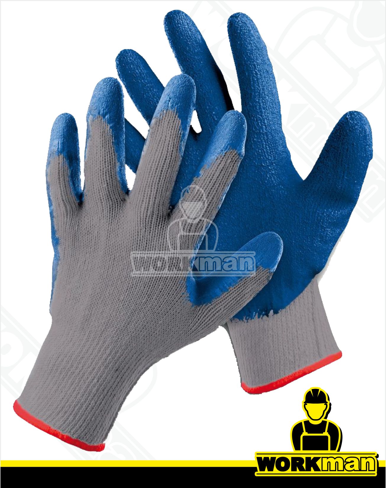 Povrstvené pracovné rukavice DIPPER LIGHT HS-04-002 BLUE Fridrich&Fridrich