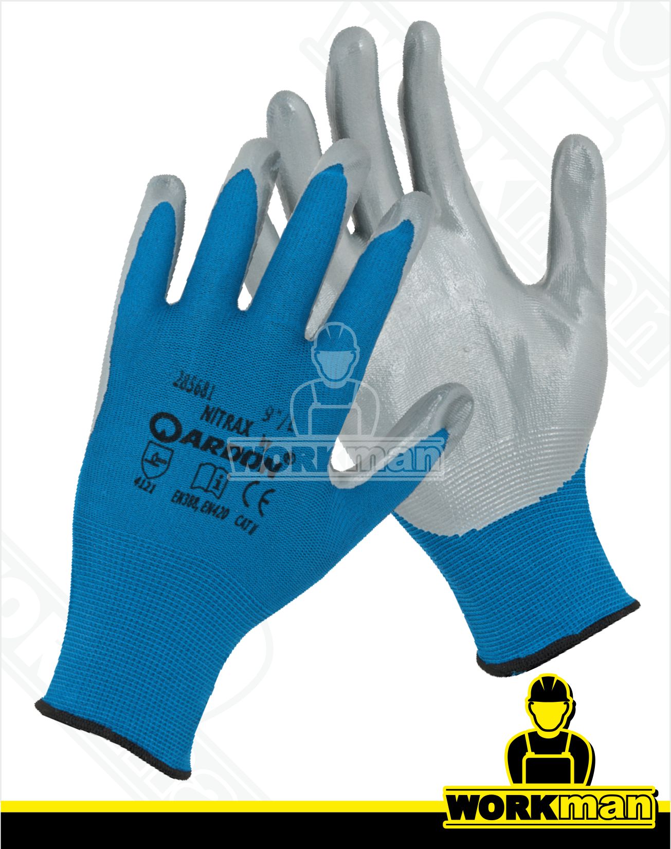 Povrstvené pracovné rukavice NITRAX Ardon