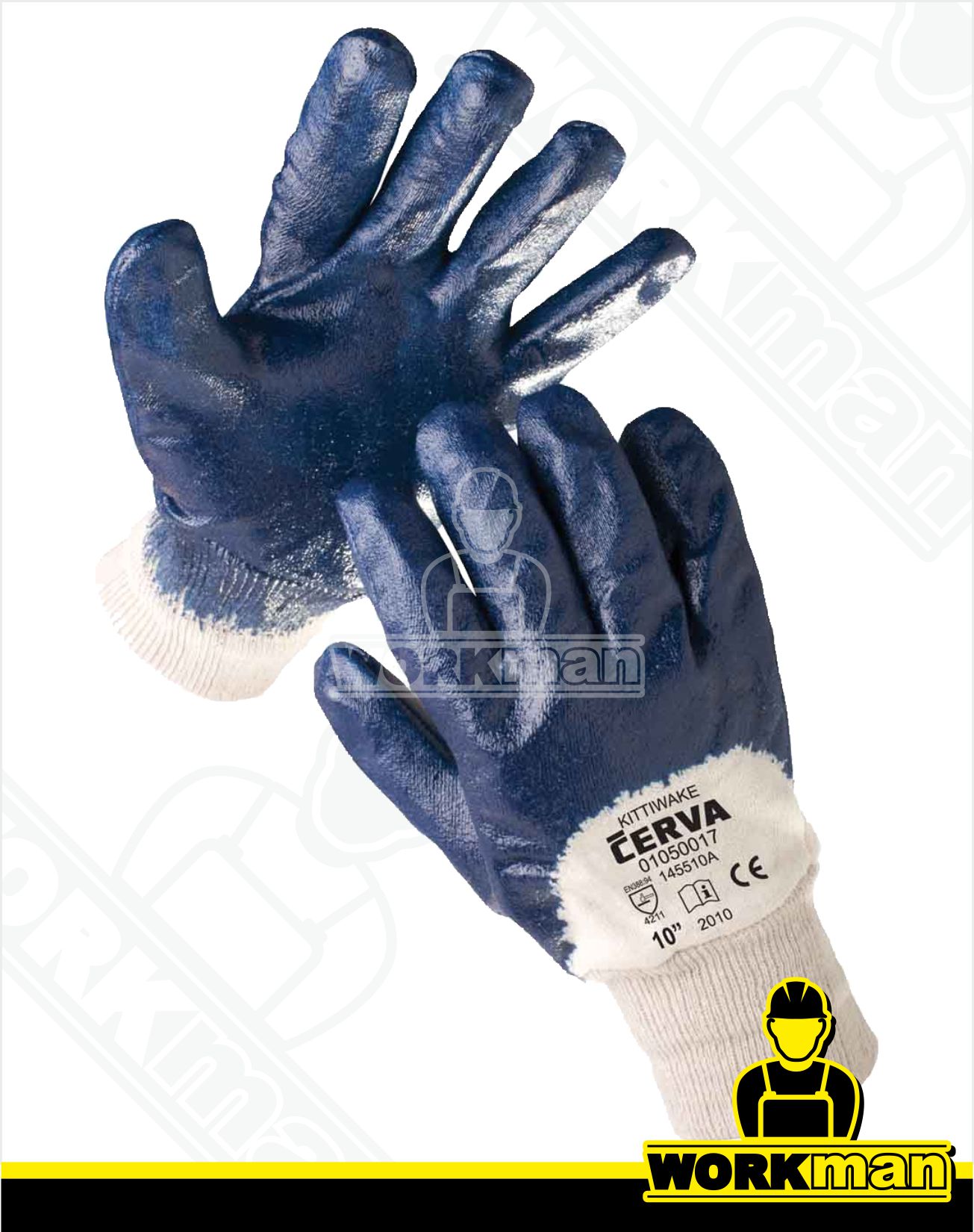 Povrstvené rukavice KITTIWAKE Červa