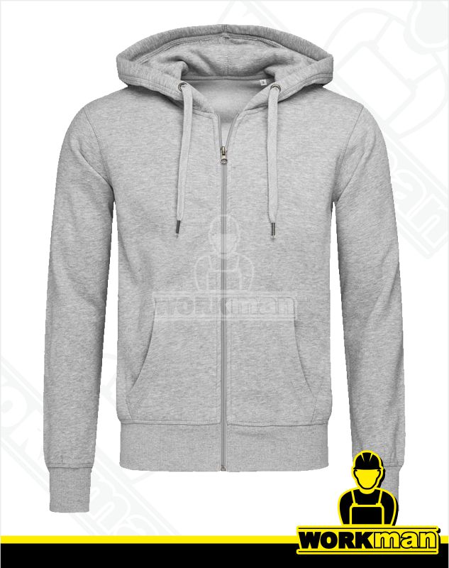 Pánska mikina s kapucňou a zipsom ACTIVE Stedman