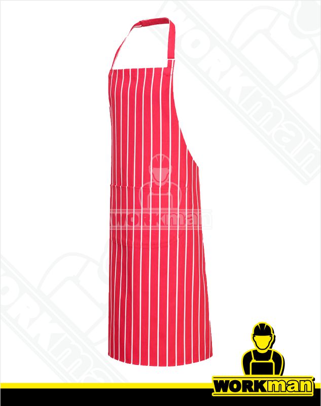 Bavlnená zástera s náprsenkou S855 s vreckom Portwest