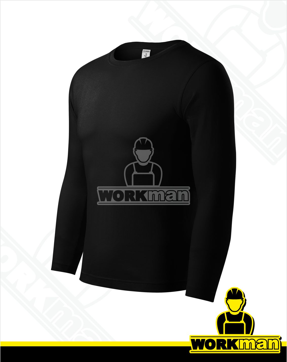 Unisex tričko PROGRESS LS Piccolio čierna
