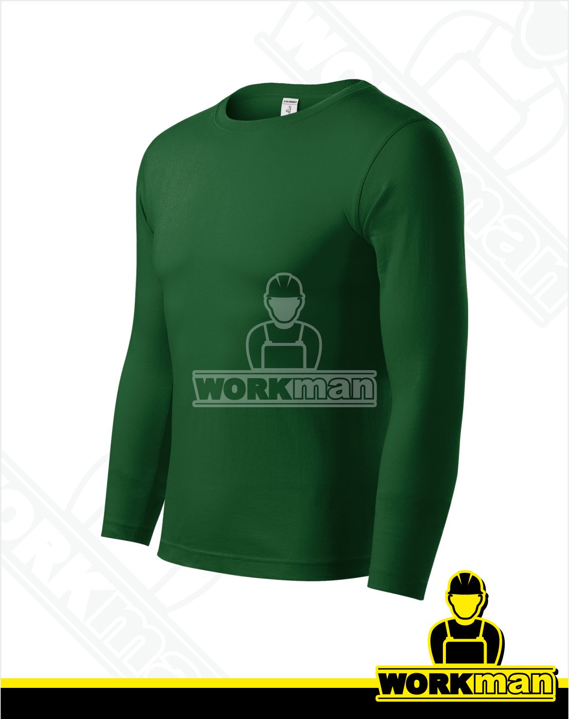 Unisex tričko PROGRESS LS Piccolio fľaškovozelená