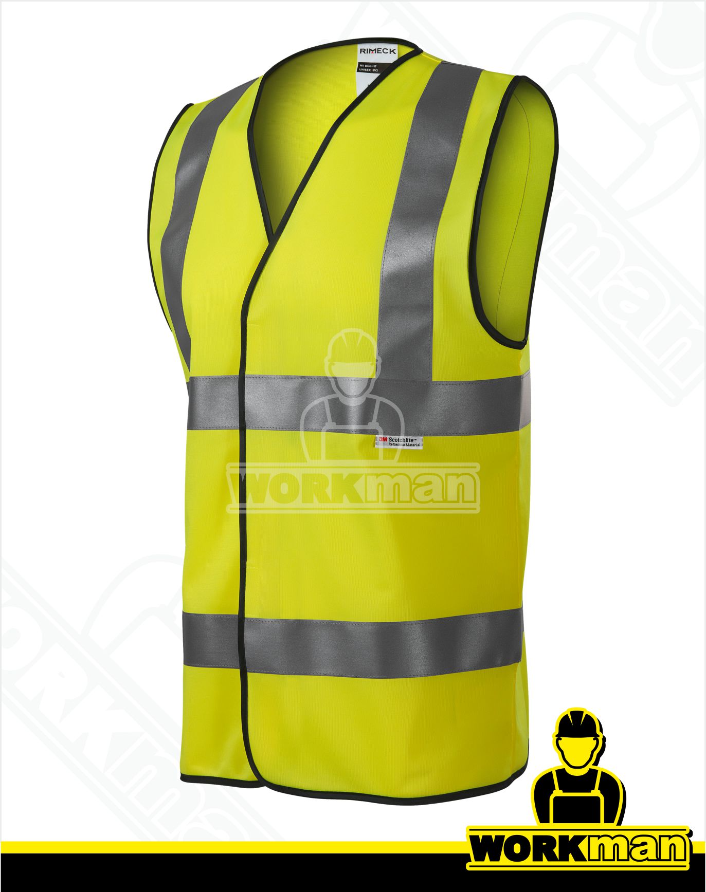 Reflexná vesta HV BRIGHT Rimeck žltá