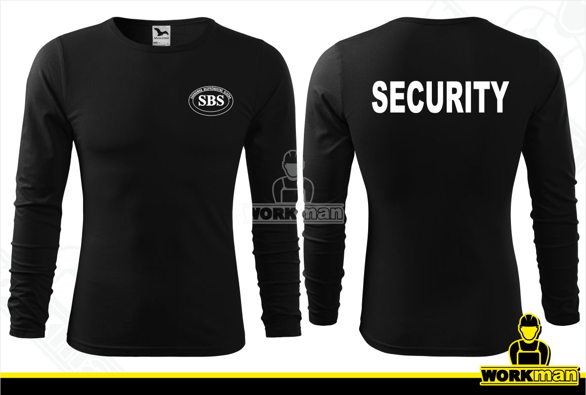 Tričko dlhý rukáv SBS-SECURITY 160g