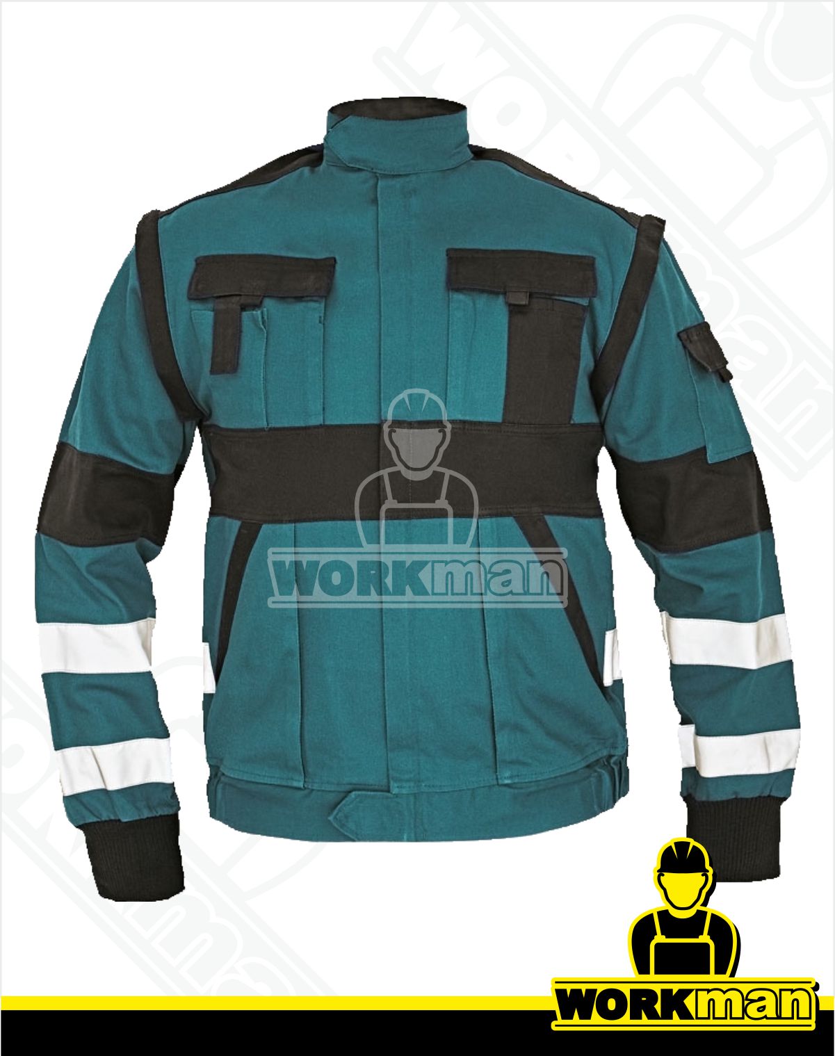 Zateplená montérková bunda MAX WINTER REFLEX Červa