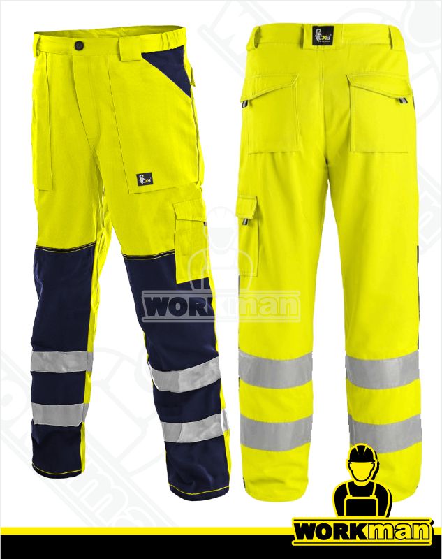 Reflexné montérkové nohavice NORWICH do pása Cxs