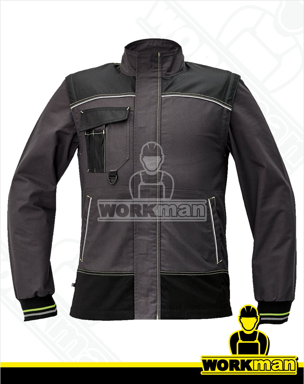 Montérková blúza KNOXFIELD 2v1 Červa