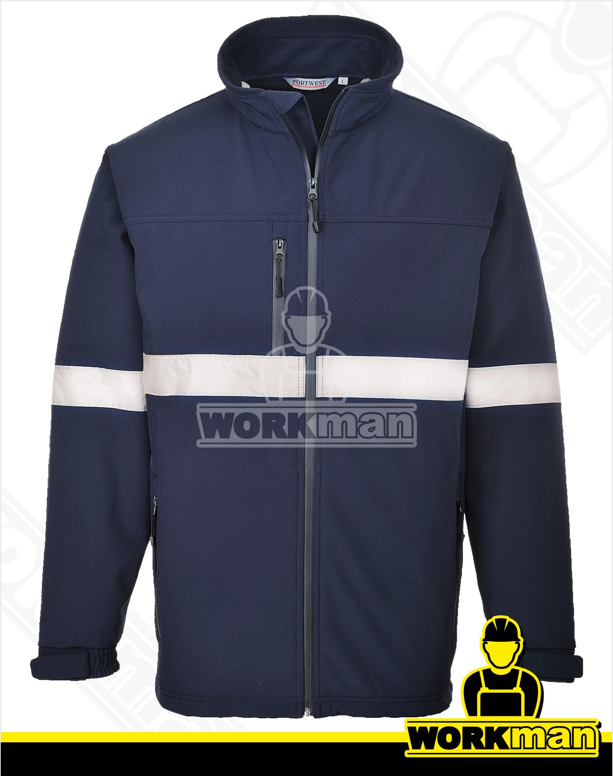 Reflexná softshellová bunda IONA TK54 Portwest