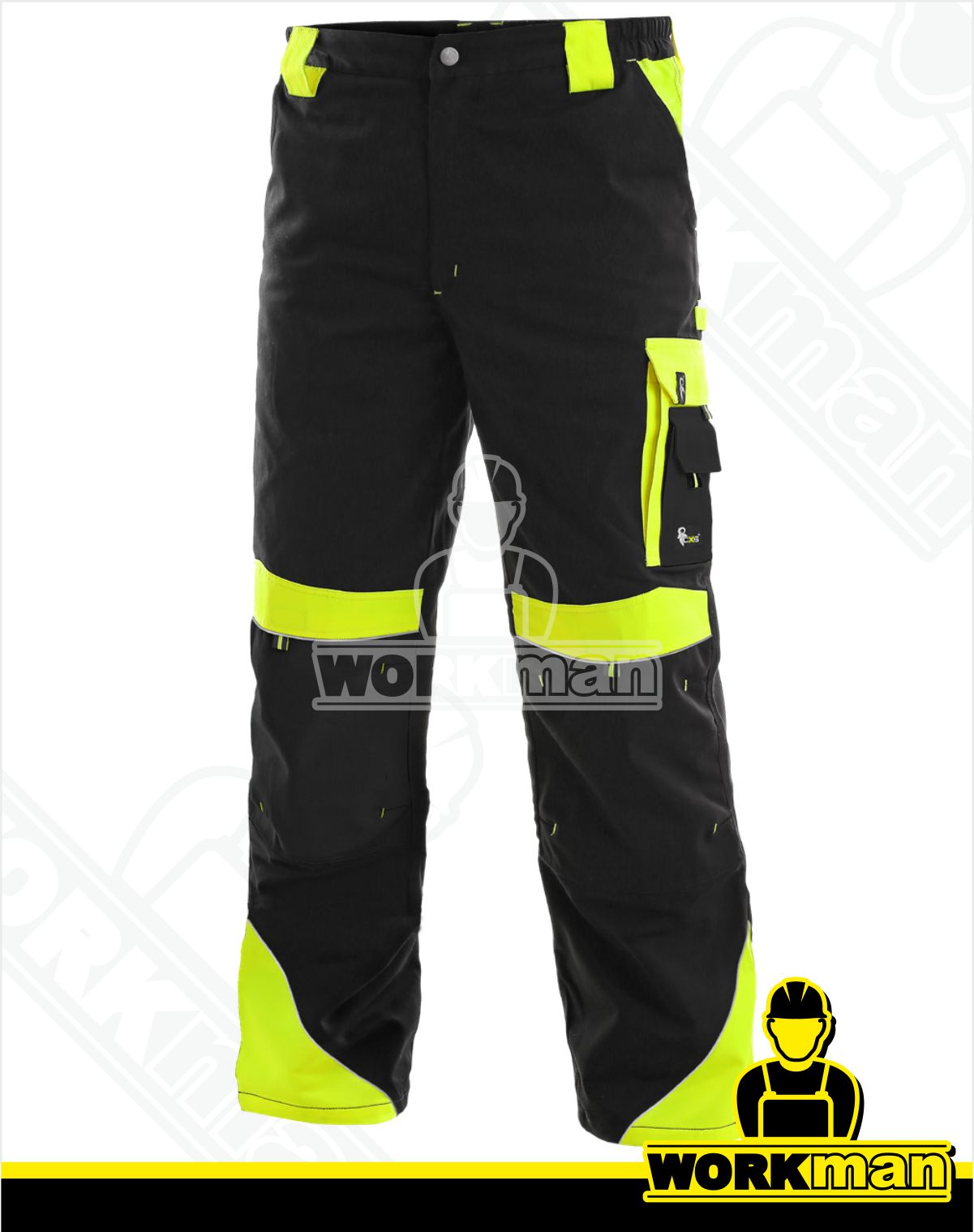 Zateplené montérkové nohavice SIRIUS BRIGHTON do pása Cxs