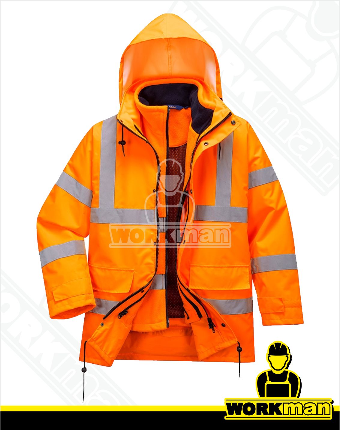 Zateplená reflexná bunda RT63 Portwest