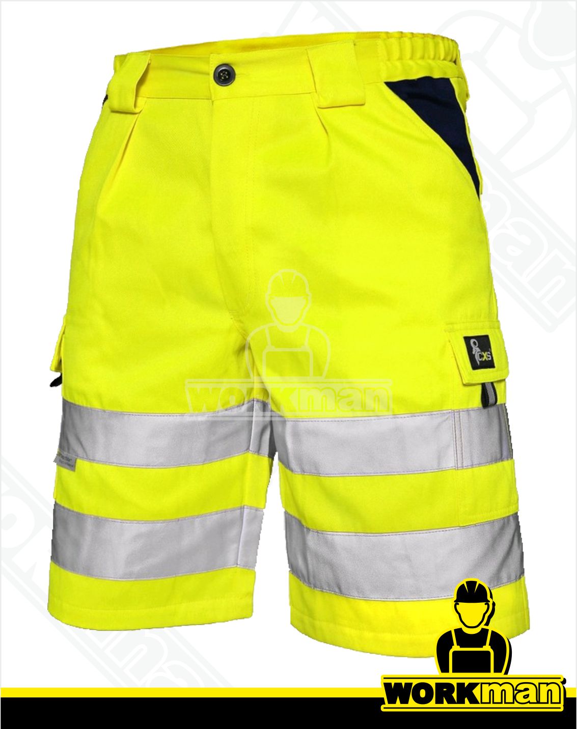 Reflexné montérkové kraťasy NORWICH Cxs