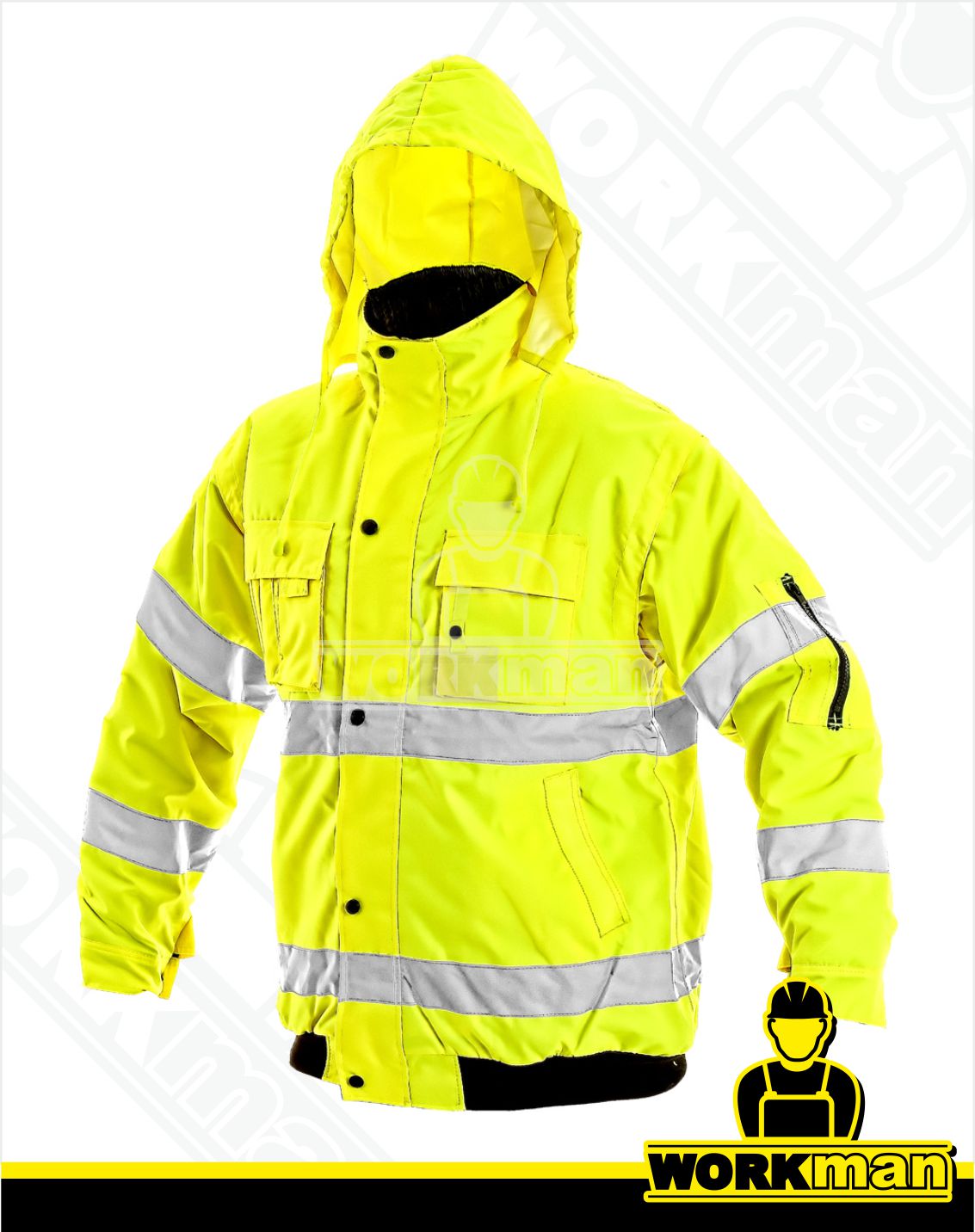 Zateplená reflexná bunda LEEDS 2v1 Cxs