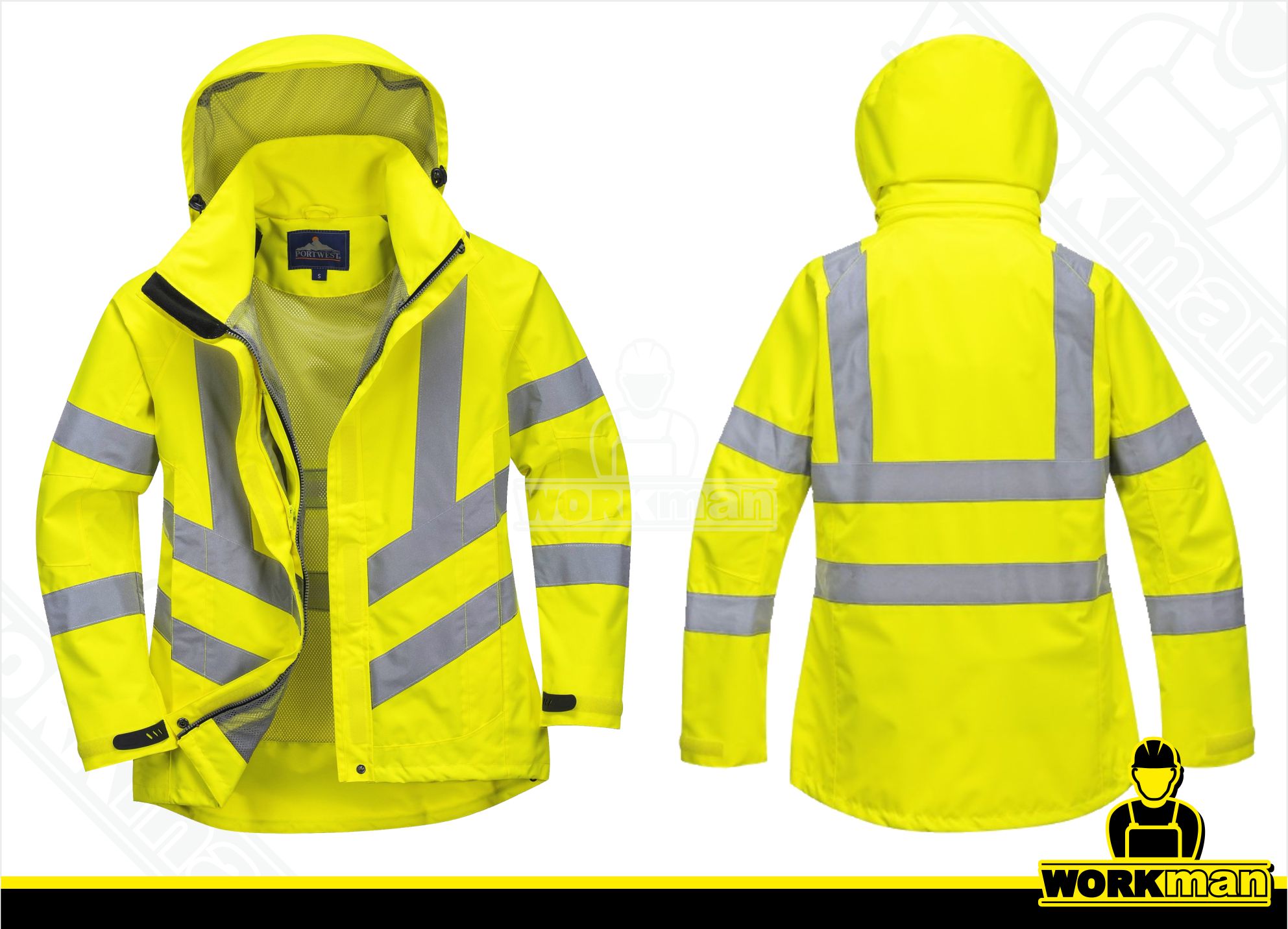 Dámska reflexná bunda LW70 Portwest