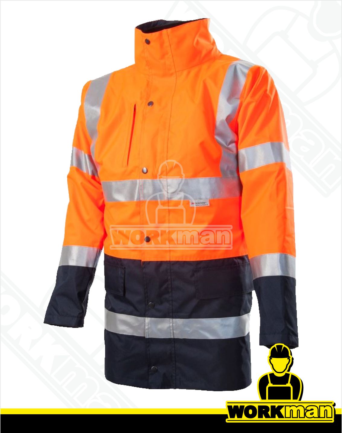 Zateplená reflexná bunda HI-VIZ 4v1 Ardon