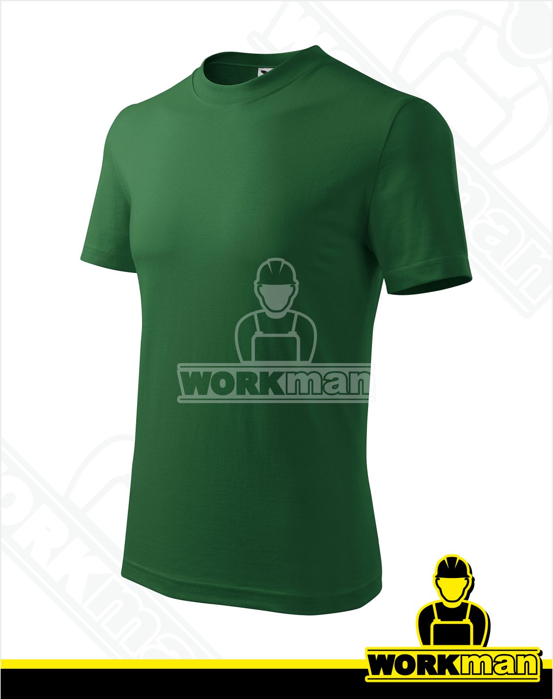 Tričko pánske CLASSIC Malfini fľaškovozelená