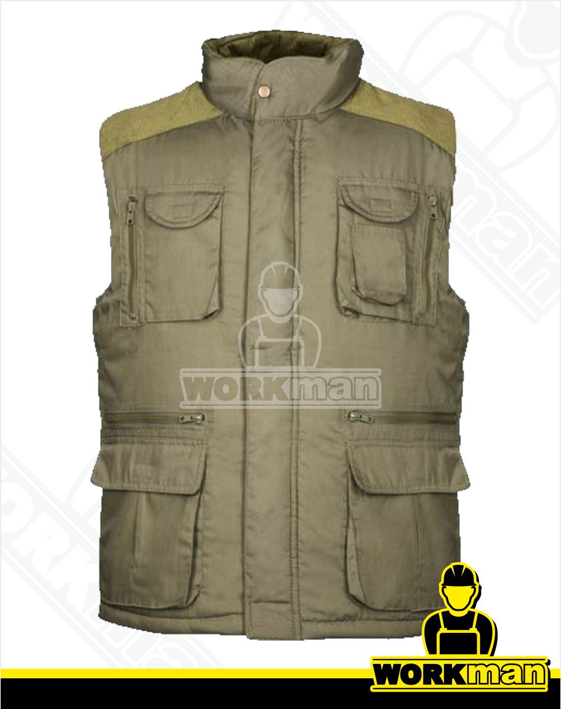 Zateplená vesta s menčestrovými výložkami DANNY Ardon