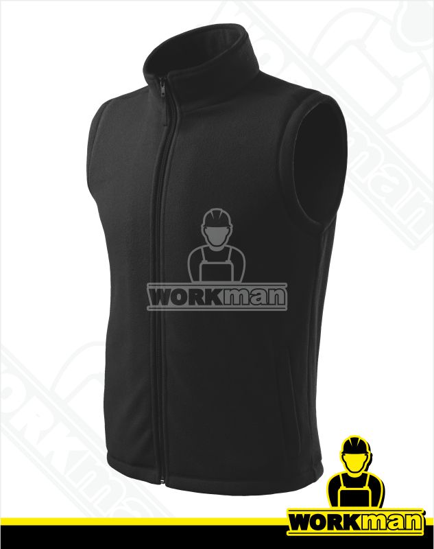 Unisex fleece vesta NEXT Rimeck čierna