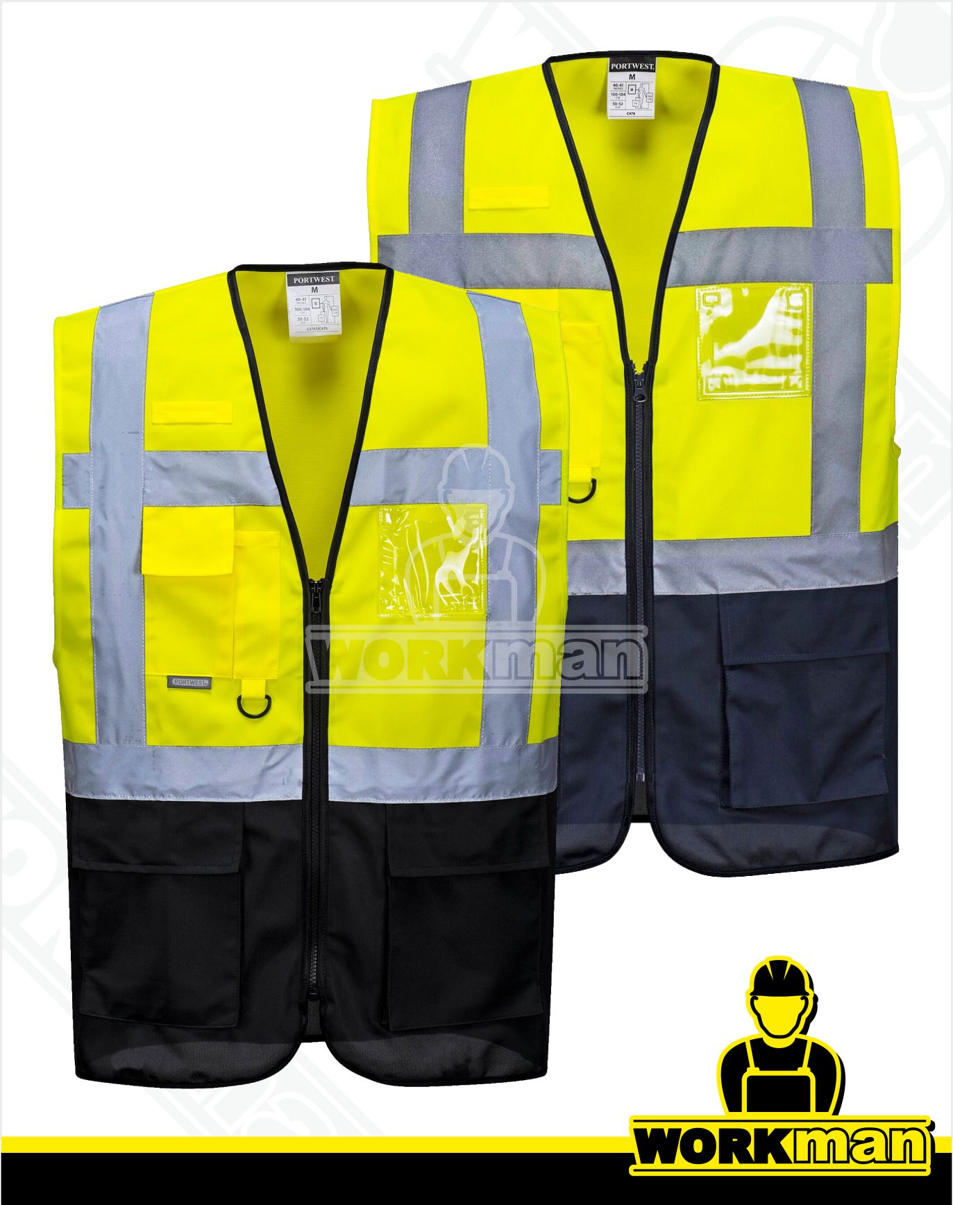 Reflexná manažérska vesta C476 Portwest