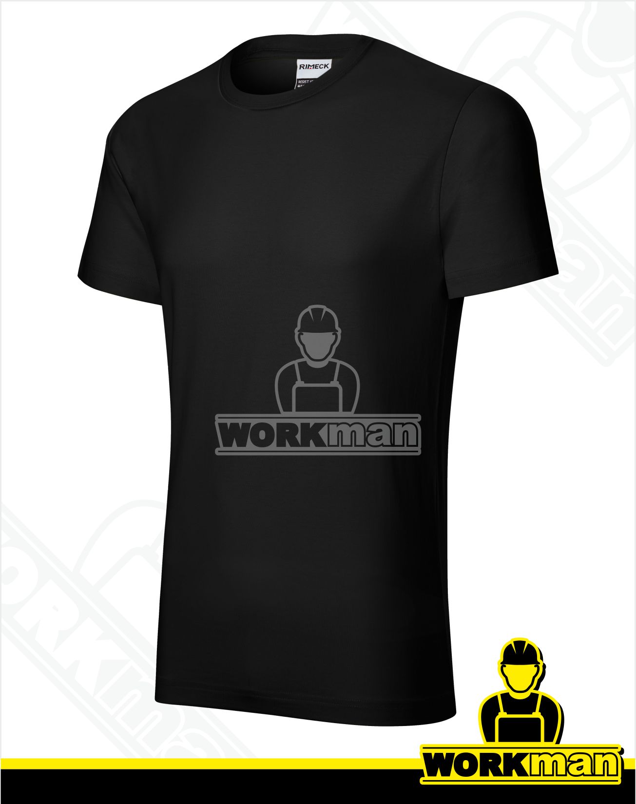 Pánske vysokoprateľné tričko RESIST Rimeck čierna