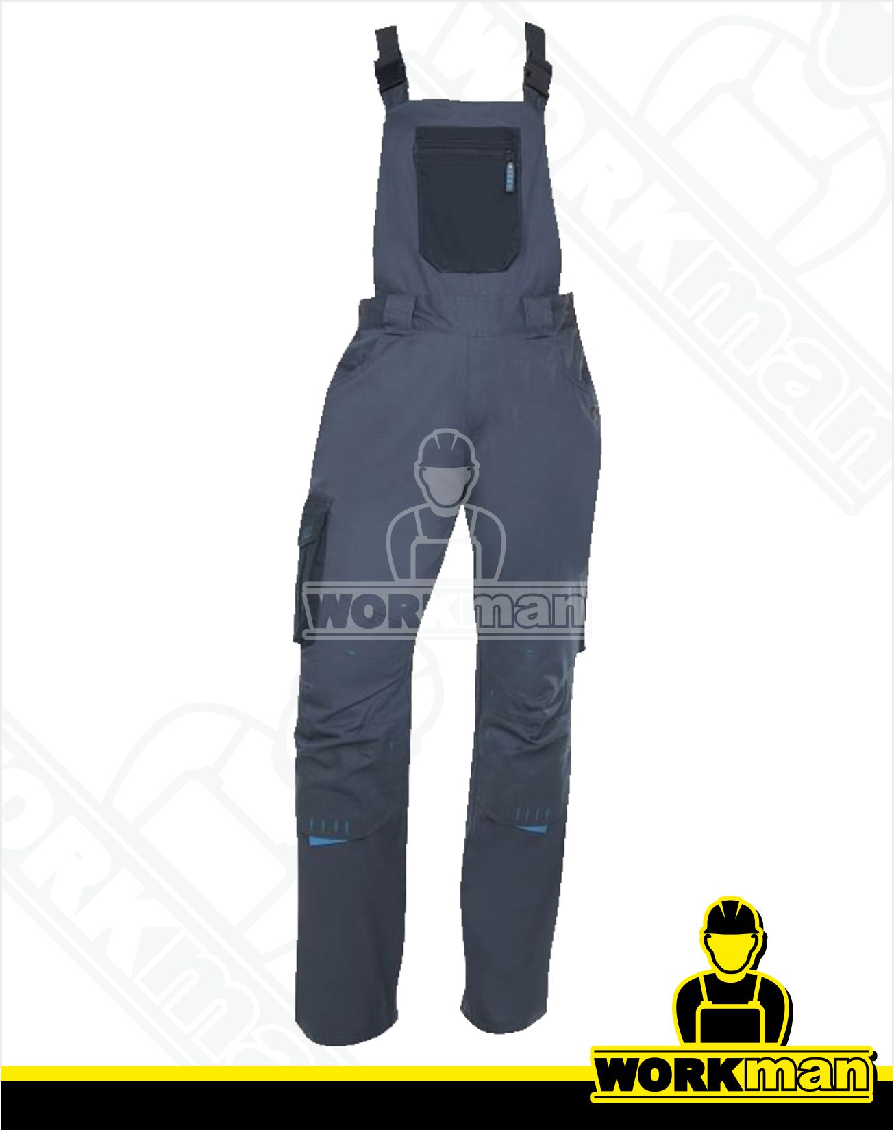 Dámske montérkové nohavice 4TECH 03 s náprsenkou Ardon