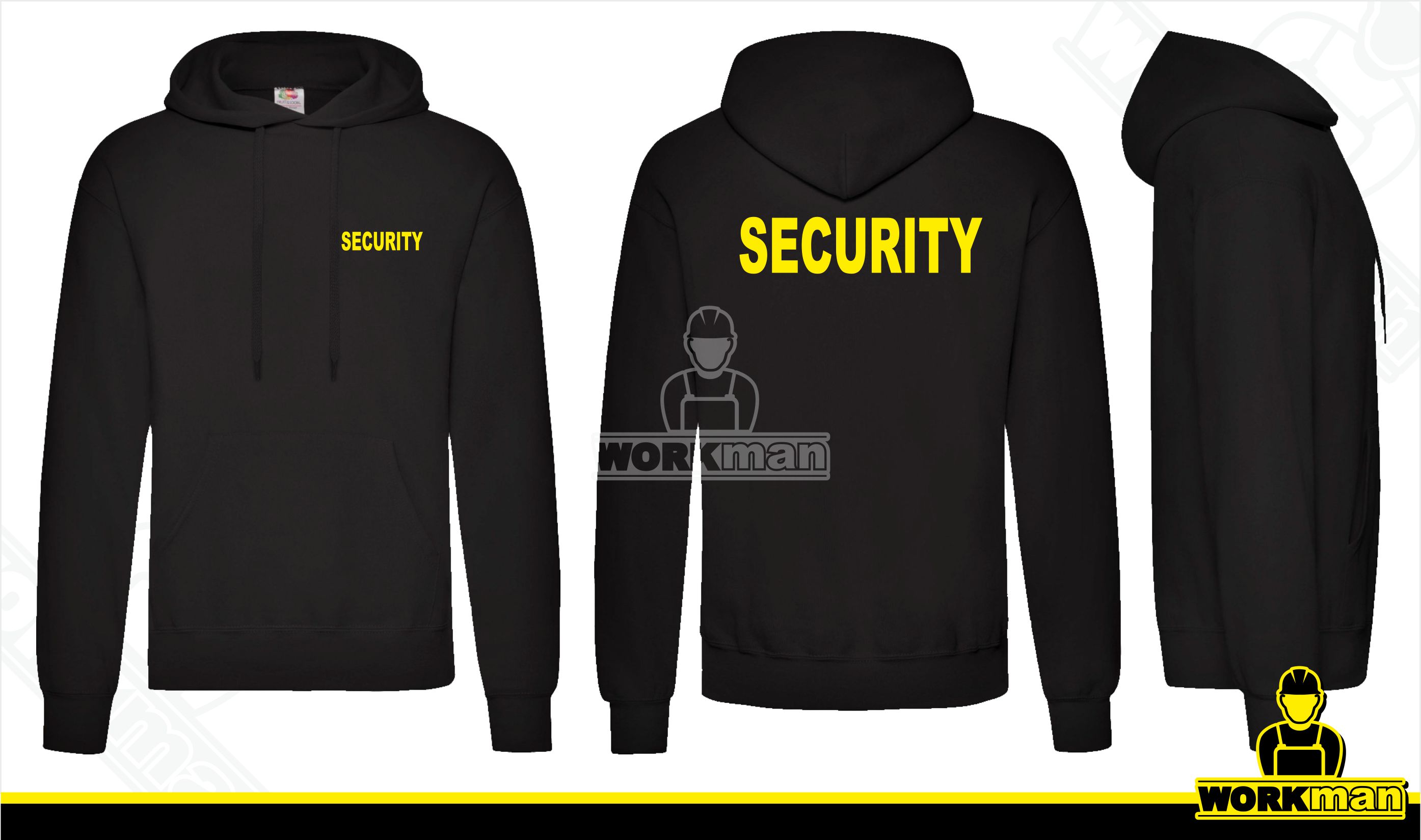 Pánska mikina s kapucňou SECURITY 280g