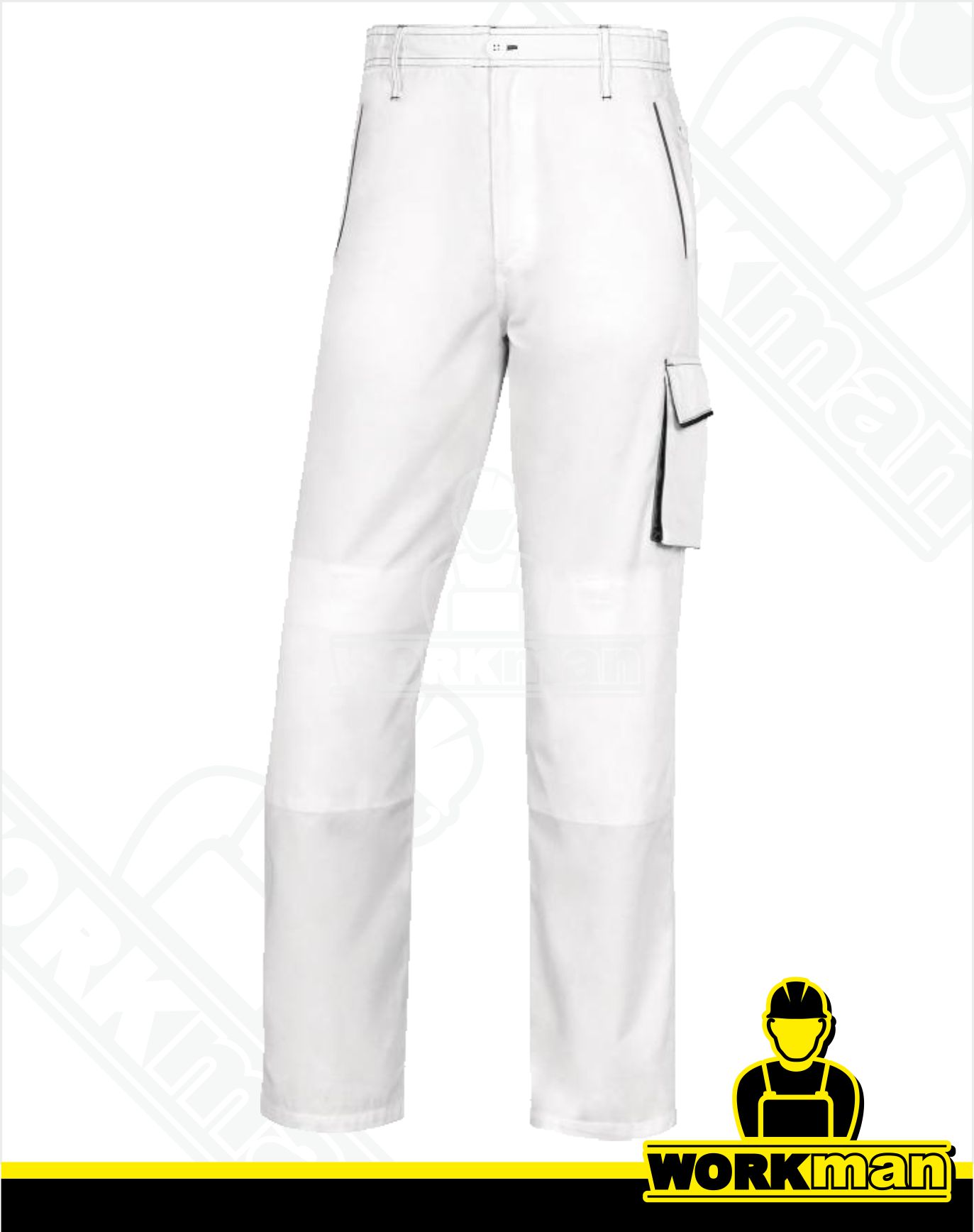 Pracovné nohavice M6PAN PANOSTYLE Deltaplus biela