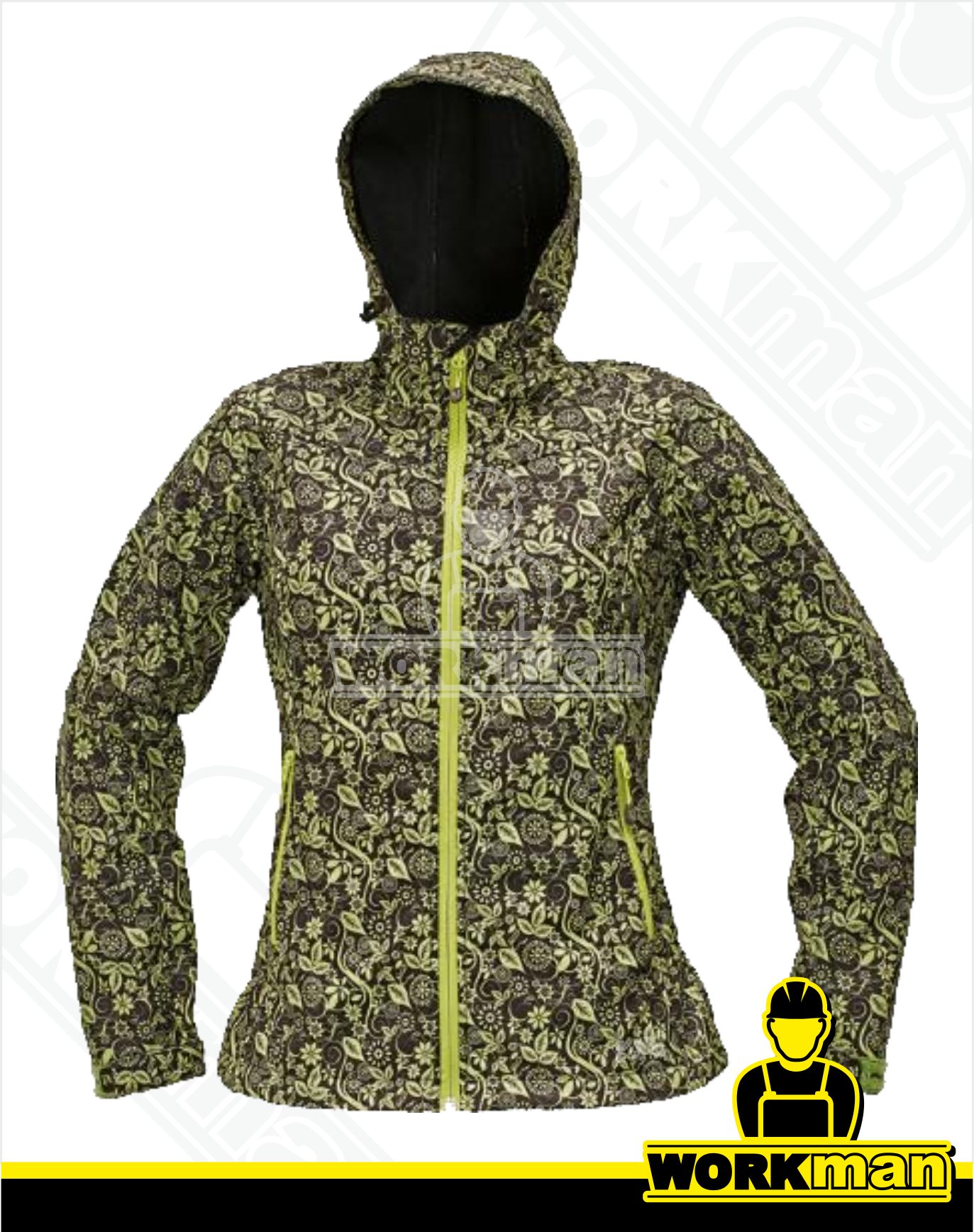 Dámska softshellová bunda YOWIE PRINTED Červa