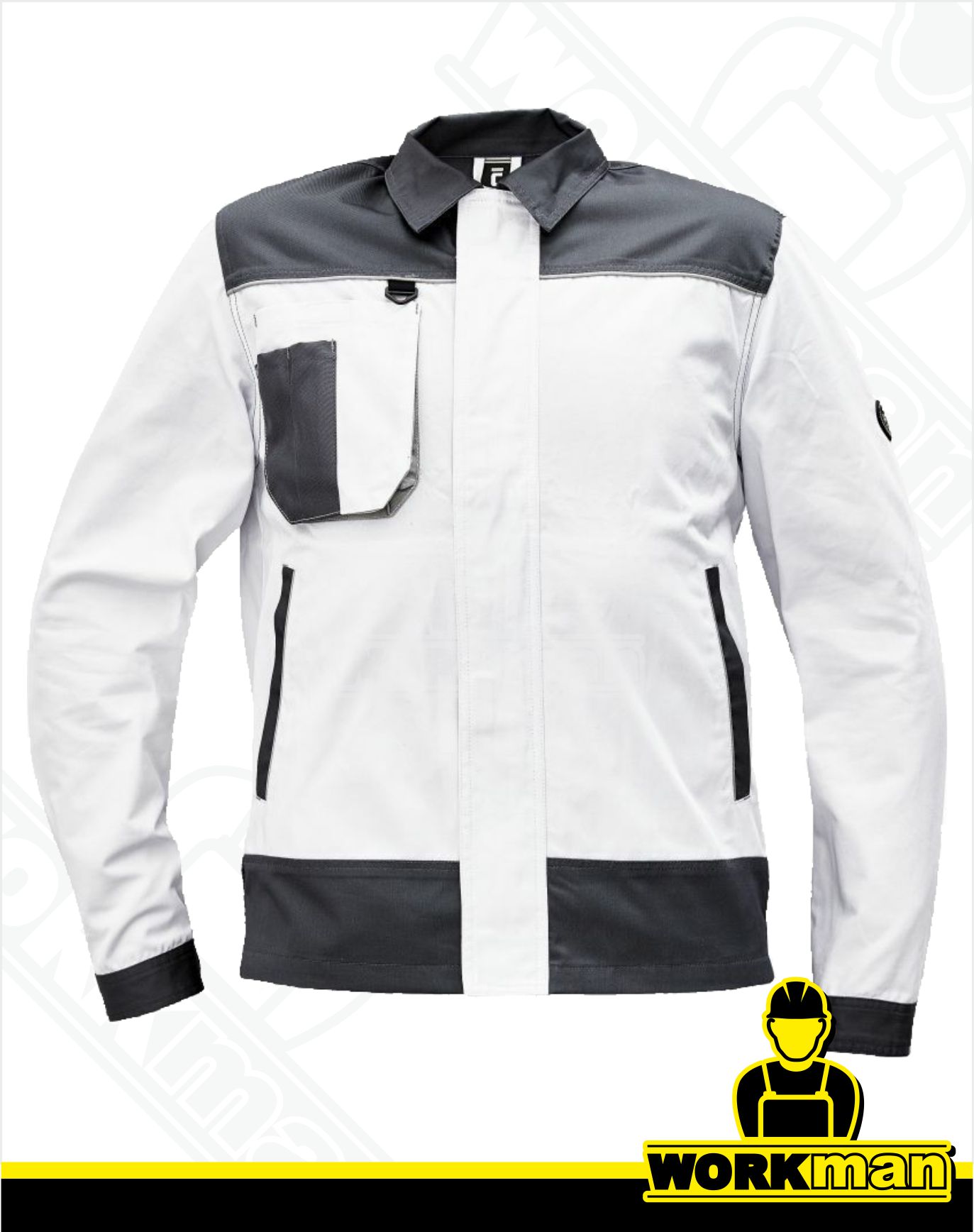 Montérková bunda CREMORNE Červa biela