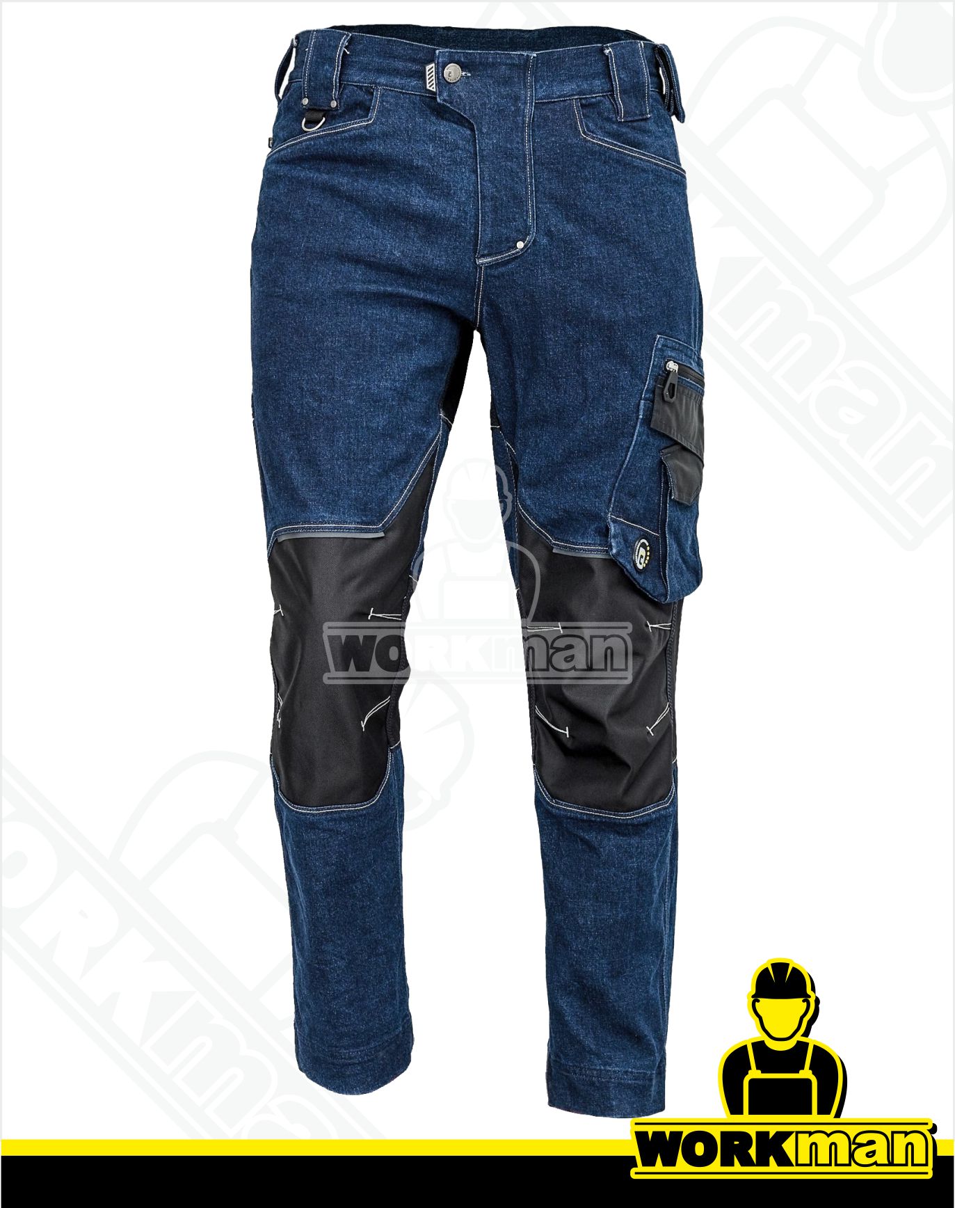 Strečové riflové nohavice NEURUM DENIM do pása Červa