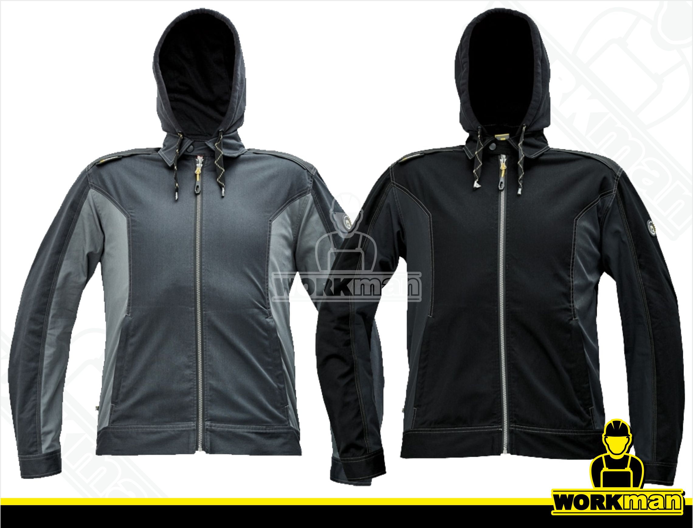 Montérková bunda DAYBORO s kapucňou Červa