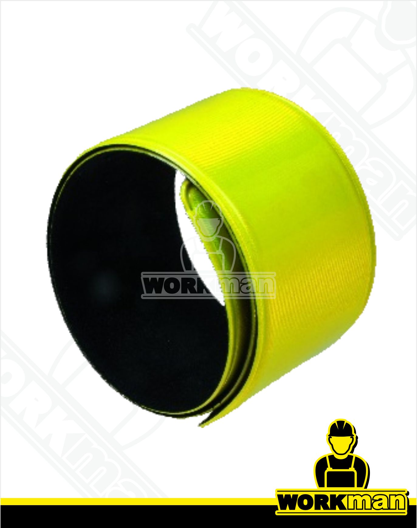 Reflexný zaklapovací pásik na ruku LAKSAM Červa žltý