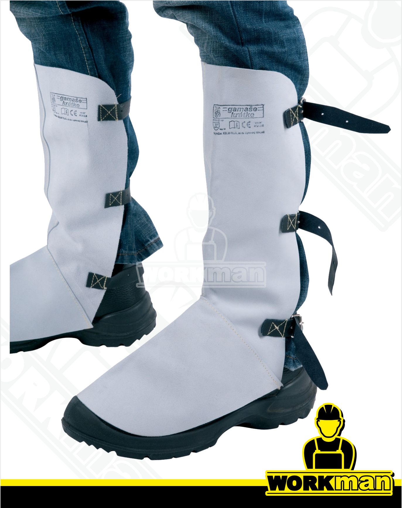 Zváračské kožené gamaše TACORA Červa