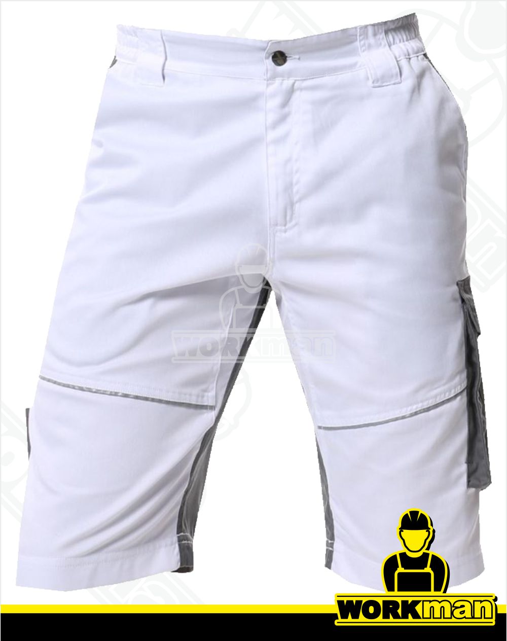 Montérkové šortky SUMMER ARDON biela :