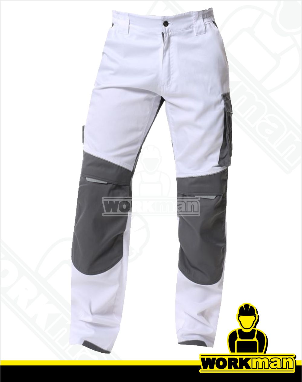 Montérkové nohavice SUMMER do pása ARDON biela