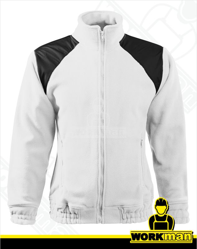 Fleece bunda unisex HI-Q Rimeck biela