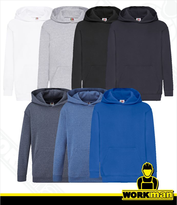 Detská mikina s kapucňou CLASSIC KIDS HOODED SWEAT Fruit of the Loom
