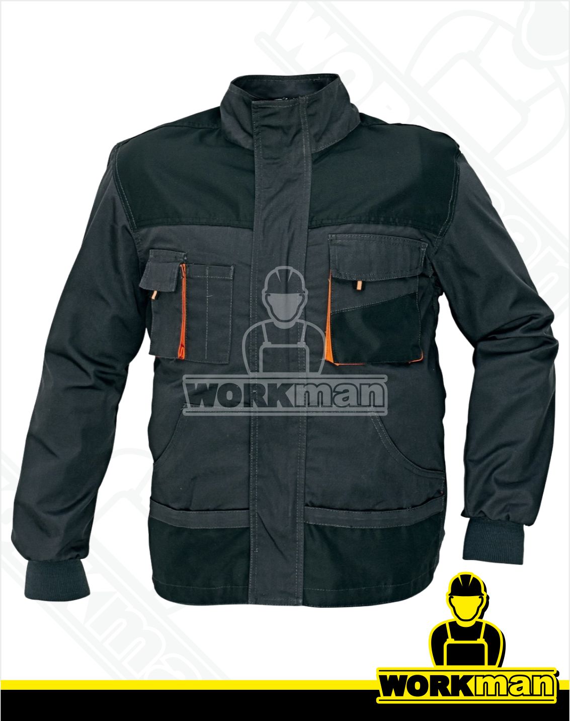 Zateplená monterková bunda EMERTON FLANNEL WINTER Červa