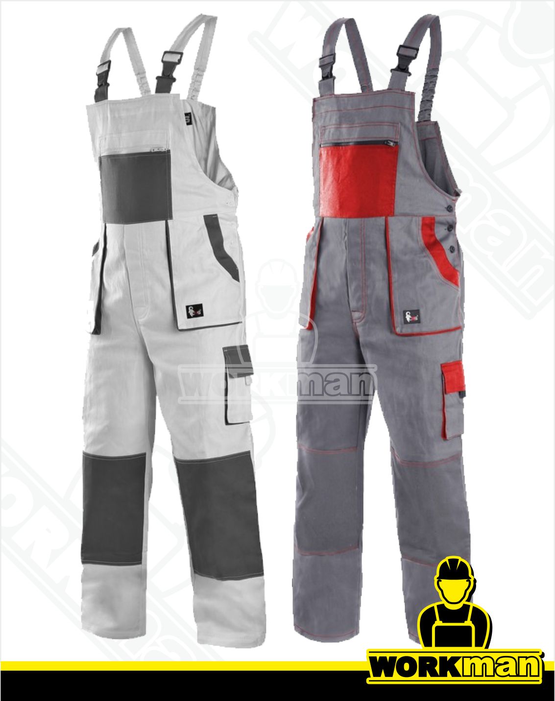 Montérkové nohavice LUXY ROBIN s náprsenkou Cxs