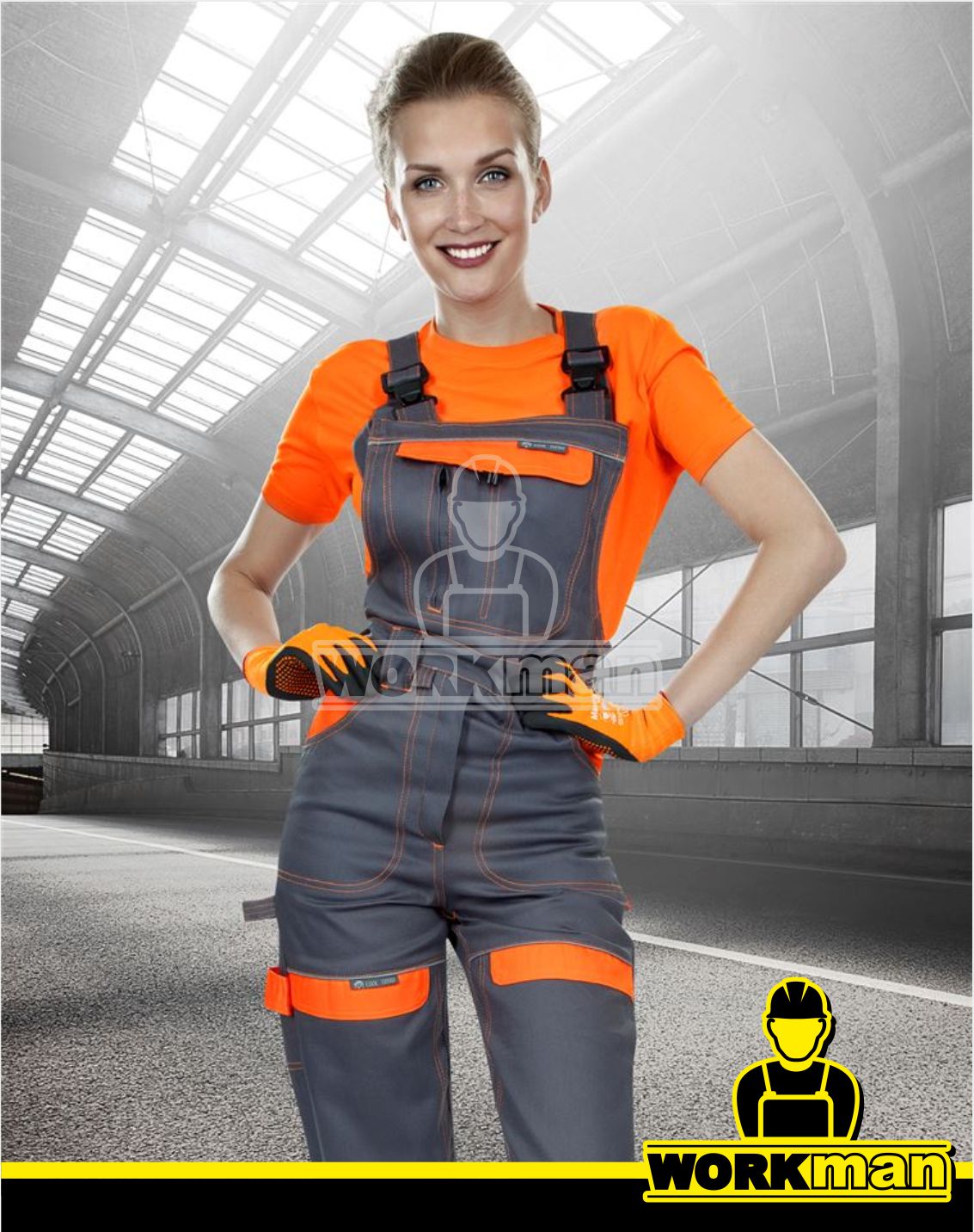 Dámske montérkové nohavice COOL TREND WOMAN s náprsenkou Ardon