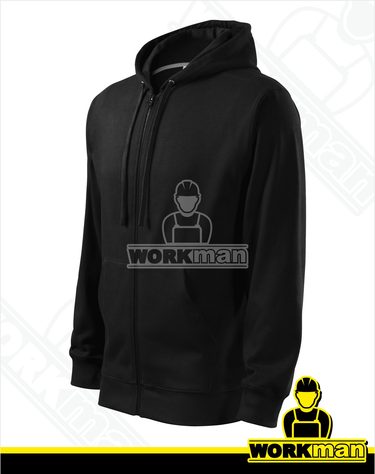 Pánska mikina TRENDY ZIPPER Malfini čierna