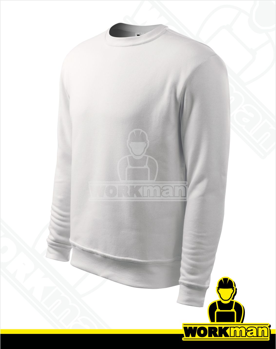 Pánska mikina ESSENTIAL Malfini biela